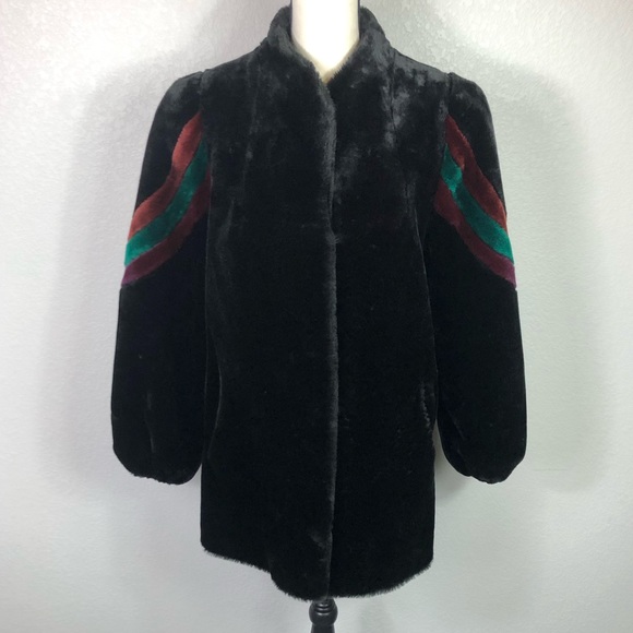 Vintage 1970’s Faux Fur Coat - Picture 1 of 10